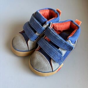 See Kai Run Blue and Gray Kids Sneakers